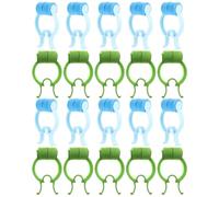 MALUGOGO Lot de 20 pince-nez compacts et portables pour exercices de respiration pulmonaire et soins d'épistaxis