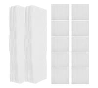 MALUGOGO Lot de 200 serviettes jetables en papier blanc pour salle de bain et bureau, serviettes stérilisées à trois plis de qualité médicale, serviettes douces et absorbantes pour le commerce et