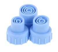 MALUGOGO Lot de 3 Embouts Faciaux en Silicone Souple pour Appareil de Soin du Visage - Pièces Détachées Hydro pour Nettoyage Profond des Pores - Accessoires Compatibles Visage et Cou -