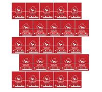 MALUGOGO Lot de 30 Autocollants D'alerte Rouge pour Fenêtre, Autocollants de Sécurité Auto-adhésifs Faciles à Lire pour Secours D'animaux en Situation D'urgence Style Plusieurs styles