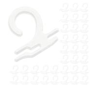 MALUGOGO Lot de 300 Crochets Transparents en Plastique Pp et Pe pour Cintres de Vente Détail, Surface Lisse et Bords Arrondis, pour Garage Sale ou Yard Sale