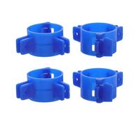 MALUGOGO Lot de 4 Clips de Fixation en Plastique pour Pieds de Table Pliants, Support Stable et Montage Facile, Adaptés aux Tubes Ronds de 45mm pour Espace de Travail ou Étude