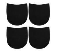 MALUGOGO Lot de 4 coussinets de talon en caoutchouc pour talons hauts et sandales, protections antidérapantes avec rembourrage pour une meilleure stabilité et réparation de chaussures, pour les