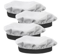 MALUGOGO Lot de 4 housses extensibles pour écouteurs en tissu tricoté pour une durabilité et un confort améliorés - Convient pour les laboratoires informatiques et les bibliothèques