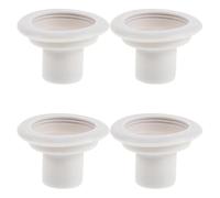 MALUGOGO Lot de 4 joints d'étanchéité en silicone pour l'entretien de la tête de brosse à dents électrique compatibles avec les pièces de réparation étanches Philips Hx6 Series