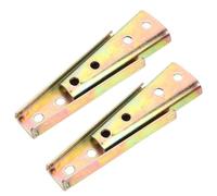 MALUGOGO Lot de 4 Paires de Loquets de Canapé en Métal Or pour Fixation Angle, Boulons Diagonaux Simples pour Meubles Modulaires et Rembourrés, Haute Efficacité