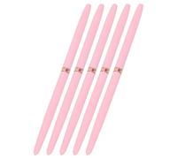 MALUGOGO Lot de 5 pinceaux à ongles en fibre de cuivre - Résultats professionnels pour salons professionnels et amateurs de bricolage