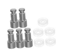 MALUGOGO Lot de 5 valves flottantes et joints de rechange pour autocuiseurs - Tige en acier inoxydable avec anneaux d'étanchéité en caoutchouc - Installation facile - Accessoires de gadget de cuisine
