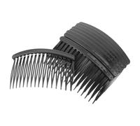 MALUGOGO Lot de 50 peignes noirs faciles à prendre en main - 16 dents - Accessoires pour le shopping et les dîners