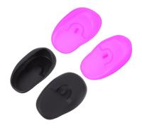 MALUGOGO Lot de 6 cache-oreilles en silicone pour teinture des cheveux - Portable et protecteur pour un usage professionnel et personnel - Couleur aléatoire
