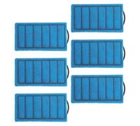 MALUGOGO Lot de 6 cartouches filtrantes internes pour aquarium - Structure poreuse et bords lisses - Avec éponge au charbon actif - Prend en charge plus sainement les aquariums compacts et les
