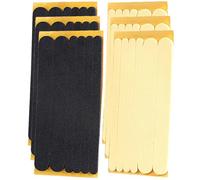 MALUGOGO Lot de 6 patchs de talon en mousse anti-usure antidérapants doux et noirs pour protéger les pieds contre les frottements et les ampoules