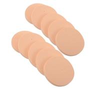 MALUGOGO Lot de 60 mini éponges de maquillage réutilisables avec boîte de maquillage en latex naturel, emballage individuel, outil cosmétique pour le visage pour les retouches en plein air ou les