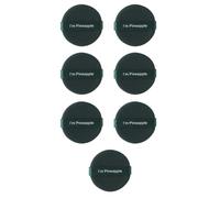 MALUGOGO Lot de 7 houppettes à poudre à double usage pour application sèche et humide - Éponges de maquillage hydrophiles en polyuréthane avec excellente collecte de poudre et barrière de peau grasse