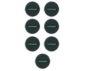 MALUGOGO Lot de 7 houppettes à poudre à double usage pour application sèche et humide - Éponges de maquillage hydrophiles en polyuréthane avec excellente collecte de poudre et barrière de peau grasse