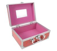 MALUGOGO Mallette de maquillage en alliage d'aluminium avec plusieurs compartiments et poignée ergonomique, boîte de rangement portable pour maquilleurs et ambulanciers, étui de transport robuste en