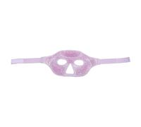 MALUGOGO Masque de compression à froid pour les yeux en PVC pour femme - Design double face en peluche douce - Convient pour les réunions et les voyages en train