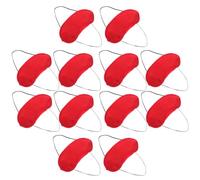 MALUGOGO Masque de Sommeil Ajustement en Polyester Lot de 24 Pièces Rouge Bloque Efficacement la Lumière Voyage Maison