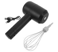 MALUGOGO Mélangeur Électrique Portable Mélange Uniforme de Poudres et Crèmes pour Coloration Capillaire Noir en Plastique pour Salon et Usage DIY