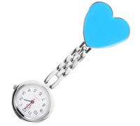 MALUGOGO Montre de poche à quartz étanche en forme de cœur pour infirmière et médecin, accessoire d'infirmière simple et tendance en alliage avec cadran lumineux adapté pour un usage médical et