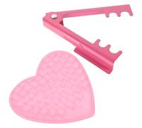 MALUGOGO Outil Arrache-épines en Plastique et Fer pour Tiges de Roses et Fleurs, Kit 1 Set Forme Cœur, pour Bouquet DIY et Boutiques de Fleurs, Élimine Feuilles et Épines en Toute Sécurité