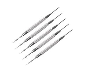MALUGOGO Outil de Réparation de Bracelet Montre en Acier au Carbone 10pcs pour Changer et Retirer Épingles de Bracelet Argenté