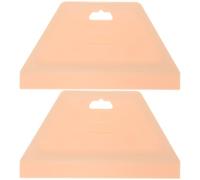 MALUGOGO Outils de Raclette à Papier Peint en Plastique 2 Pièces, Lisseur Léger pour Films Adhésifs Voiture et Vitrage, Outil de Grattage Professionnel pour Pose et Décollage de Papier