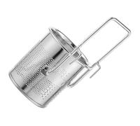 MALUGOGO Panier Suspendu pour Fondue Chinoise en Inox 304 Panier Filtre Crochet 9 Cm Accessoire Pratique pour Cuisson et Filtration pour Usage Domestique et Restaurant