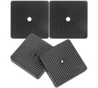 MALUGOGO Patins Anti-vibrations Réduisent le Bruit Vibrations Lot de 4 Pièces en Caoutchouc Tapis Antidérapant Noir pour Machine à Laver pour Appareils Ménagers