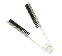 MALUGOGO Peigne Lisseur à Cheveux Brosse Lissante Réversible Confortable Léger et Portable en Abs V pour Femmes, pour Usage à Domicile Salon