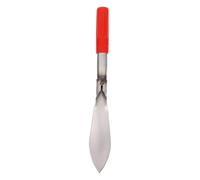 MALUGOGO Pelle de Jardinage en Acier Inoxydable Rouge Pelle à Main pour Jardinage Désherbage et Plantation Outil de Jardin à Main pour Camping