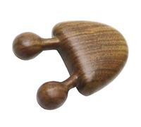 MALUGOGO Petit outil de massage en bois de santal vert pour massage acupoint du visage et des yeux, gadget de soins de la peau portable adapté pour la relaxation du méridien et du cuir chevelu