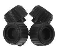 MALUGOGO Pieds de Rechange pour Balance Électronique 4pcs en Caoutchouc et Fer, Faciles à Installer, Compatibles Balance Plateforme Noire, Accessoires pour Peson Électronique