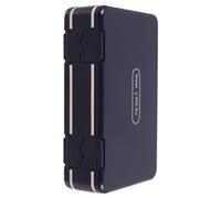 MALUGOGO Pilulier portable pour après-midi et compartiments 7 jours avec design double couche en polypropylène, sécurisé et petit et soir pour une utilisation en déplacement