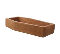 MALUGOGO Plateau de service multifonction en bois massif en forme de cercueil d'Halloween - Plateau décoratif rustique pour table de salle à manger - Utilisation intérieure et extérieure - Pour les