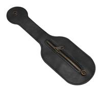 MALUGOGO Pochette Cuir Vintage Pliable Fermeture Éclair, Portefeuille à Porter la Taille, Paquet de Change Noir Design Simple et Pratique pour Voyage