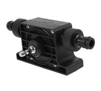 MALUGOGO Pompe de Transfert de Fluide Auto-amorçante Alimentée par Perceuse Électrique, Légère en Plastique et Métal, pour Jardin et Arrosage Facile