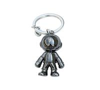 MALUGOGO Porte-clés en Alliage de Zinc Noir Pendentif Robot Spatial Décoration Créative et Originale, Accessoire pour Présents et Usage Quotidien