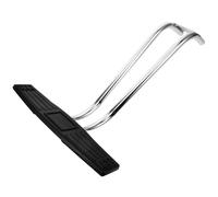 MALUGOGO Repose-pieds de rechange pour chaise de salon avec design ergonomique et pédale antidérapante en acier inoxydable, fixation repose-pieds pour chaise de barbier pour une utilisation