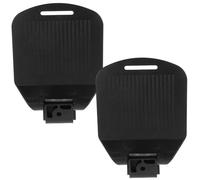 MALUGOGO Repose-pieds de rechange réglable pour fauteuil roulant avec design d'adaptation universelle, 2 coussinets robustes en matériau Pa pour les personnes de plus d'âges