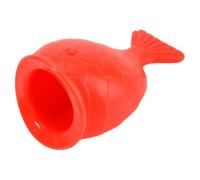 MALUGOGO Repulpant à lèvres en silicone en forme de poisson pour repulper les lèvres et léger et confortable, outil repulpant rouge, convient pour une utilisation n'importe où et n'importe quand
