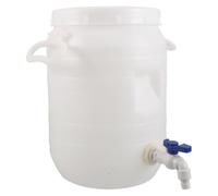 MALUGOGO Réservoir d'eau de Jardin 10l en Plastique avec Poignée et Robinet, Résistant aux Intempéries, pour Arroser Les Plantes Extérieures en Camping