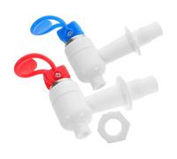 MALUGOGO Robinet Distributeur D'eau Anti-éclaboussures en Plastique Design Vertical à Bouton-poussoir pour Refroidisseur Vannes Chaudes et Froides pour Maison et Bureau