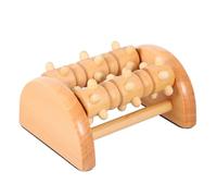 MALUGOGO Rouleau de massage en bois pour pédicure, massage des tissus musculaires profonds, outil de soins de santé pour la relaxation des pieds et la fasciite plantaire