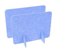 MALUGOGO Séparateur de Bureau Protection Vie Privée 2pcs Panneau Acoustique en Feutre Anti-Bruit avec Pieds de Support pour Bureau à Domicile ou École