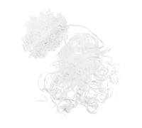 MALUGOGO Set Barbe et Perruque Père Réaliste Costume Cosplay Confortable et Accessoire Classique pour Fêtes de et Bals Masqués