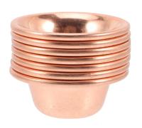 MALUGOGO Set de 7 Bols D'offrande en Cuivre Multifonction pour Bouddhistes, Style Rétro Sophistiqué, pour Événements et Salle de Yoga