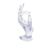 MALUGOGO Support de bague en plastique léger résistant à la déformation pour bijoux 16 x 10 x 4,5 cm