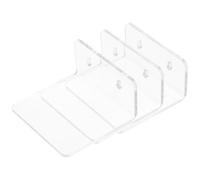 MALUGOGO Support Mural Adhésif Étagère en Acrylique sans Perçage, Présentoir pour Plantes et Parfums, Rangement et Display D'objets, Fenêtre et Mur