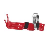 MALUGOGO Support Mural pour Extincteur Rouge en Métal de 32x19,5x6cm, Compatible, Stable et Sécurisé, pour Camping-Cars et Voitures